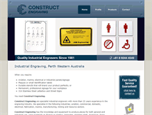 Tablet Screenshot of construct.com.au